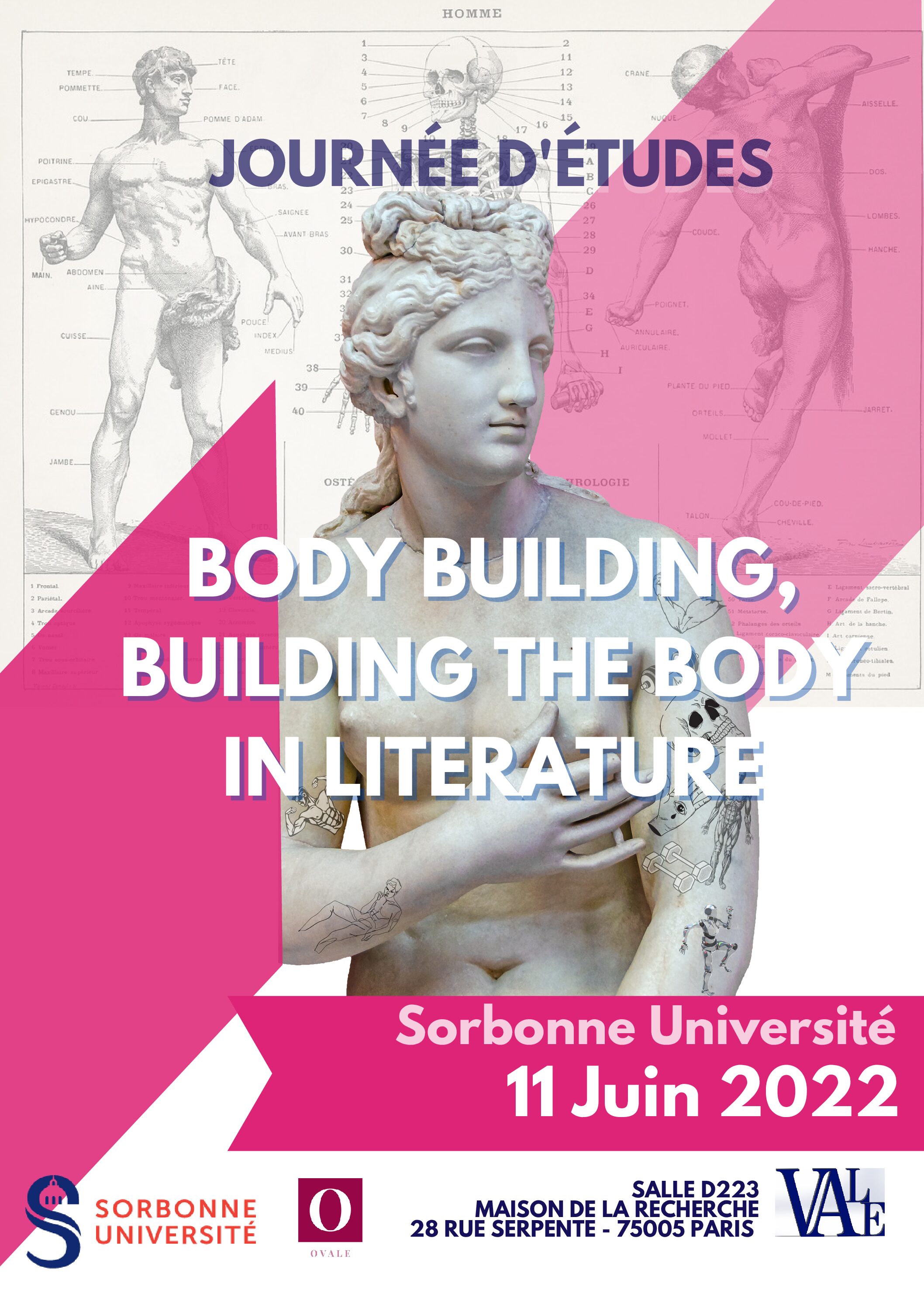 You are currently viewing JE OVALE 11/06/2022: « Body Building in Literature »